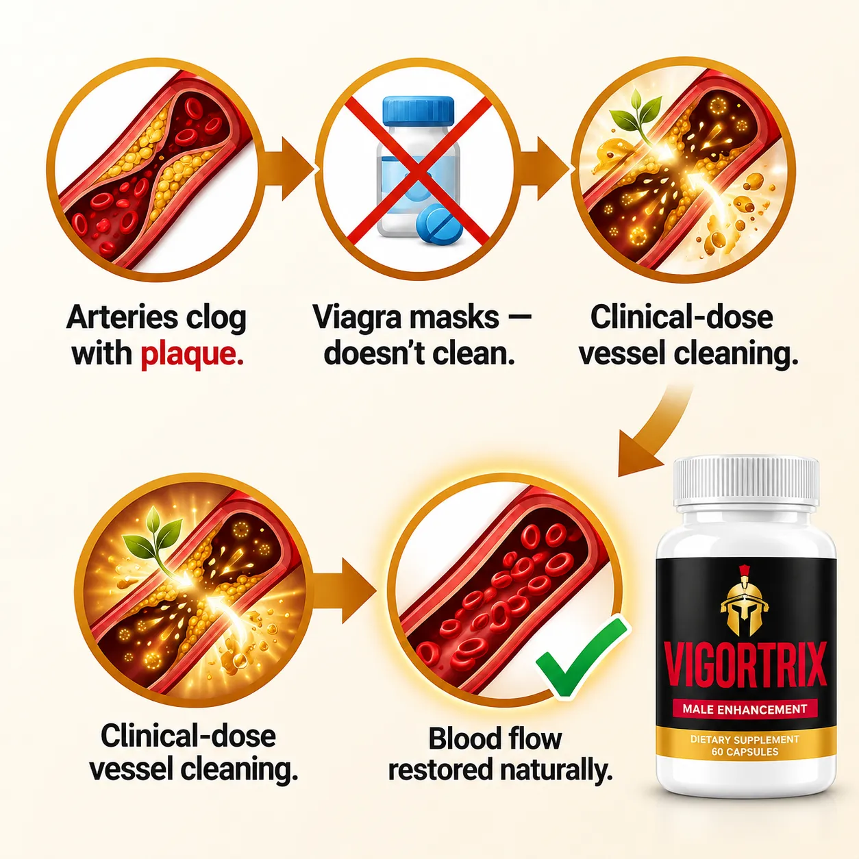 Vigortrix vs blue pills - blood flow restoration